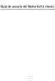 Nokia 6212 classic Guía De Usuario