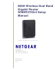 Netgear WNDR3700v2 - N600 Wireless Dual Band Gigabit Router Setup Manual