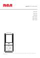 RCA M4304 - 4 GB Digital Player Manual De L'utilisateur