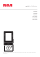 RCA SL5004 - Lyra Slider 4 GB Digital Player Manual De L'utilisateur