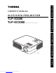 Toshiba X3000AU - XGA LCD Projector Owner's Manual