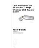 Netgear MA111 User Manual