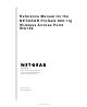 Netgear WG102 - ProSafe Wireless Access Point Reference Manual