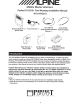 Alpine KTX-MTG8 Installation Manual