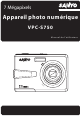 Sanyo VPC-S750P - 7-Megapixel Digital Camera Manuel De L'utilisateur