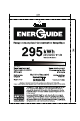 Haier DWL3025DBBB Energy Manual