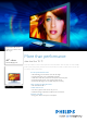 Philips 40PFL7705D Specifications