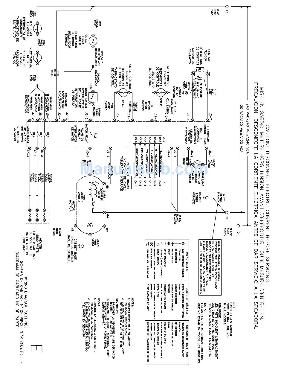 Electrolux Dryer Wiring Diagram