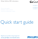 Philips SA3VBE08RS/37 Quick Start Manual