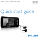Philips SA1MUS32K/17 Quick Start Manual