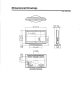 Sharp LC-32E67U Dimensional Drawing