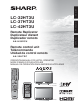 Sharp LC-32HT3U Operation Manual