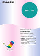 Sharp AR-C250 Key Operator's Manual