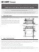Sharp R-1514 Installation Instructions Manual