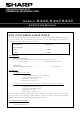Sharp R-21LC Operation Manual