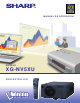 Sharp XG-NV5XU Manual De Usuario