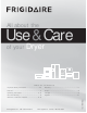 Frigidaire FASG7021NW Use & Care Manual