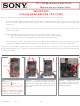 Sony PCV-RS101 - Vaio Desktop Computer Replacement Instructions