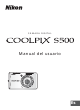 Nikon 25559 - Coolpix S500 Digital Camera Manual Del Usuario