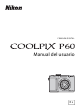 Nikon 25593 - Coolpix P60 8.1MP Digital Camera Manual Del Usuario
