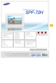 Samsung SPF-72H Manual Del Usuario