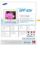 Samsung SPF-83V Manual Del Usuario