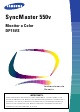 Samsung SyncMaster 550v Instrucciones  Para El Usuario