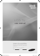 Samsung LN46B500 - 1080p LCD HDTV User Manual