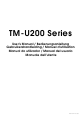 Epson U200A - TM B/W Dot-matrix Printer User Manual