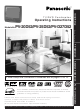 Panasonic PV27D52 - TV/DVD COMBO - MULTI LANGUAGE Operating Instructions Manual