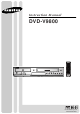 Samsung DVD-V9800M Instruction Manual