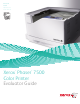 Xerox 7500DX - Phaser Color LED Printer Evaluator Manual