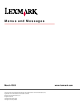 Lexmark 20G0100 - T 640 B/W Laser Printer Manual