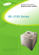 Samsung ML 2150 - B/W Laser Printer Manual Del Usuario