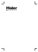 Haier XQG50 Instructions For Installation And Operation Manual