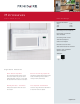 Frigidaire MWV150KW - 1.5 Cu Ft Microwave Product Specifications