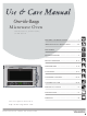 Frigidaire PLBMV188HC - Microwave Use & Care Manual