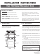 Frigidaire PLBMV188HC - Microwave Installation Instructions Manual
