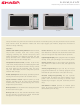 Sharp R-21LTF - Oven Microwave 1000 W Specification Sheet