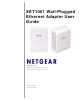 Netgear XET1001 - Powerline Network Adapter User Manual
