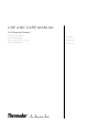Thermador WDC30E Use And Care Manual