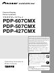 Pioneer PDP-427CMX Operating Instructions Manual