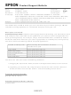 Epson Perfection 610 Product Support Bulletin