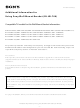 Sony SU-WL700 Additional Information For Using