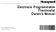 Honeywell T8112C Owner's Manual