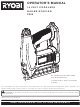Ryobi P301 Operator's Manual
