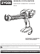 Ryobi P310 Manuel D'utilisation
