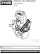 Ryobi P3200 Manual Del Operador