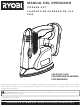 Ryobi P400 Manual Del Operador