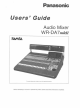 Panasonic WR-DA7A User Manual
